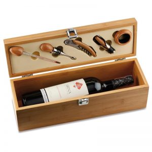 Set de vino en Bambú - 5 piezas | HO-117