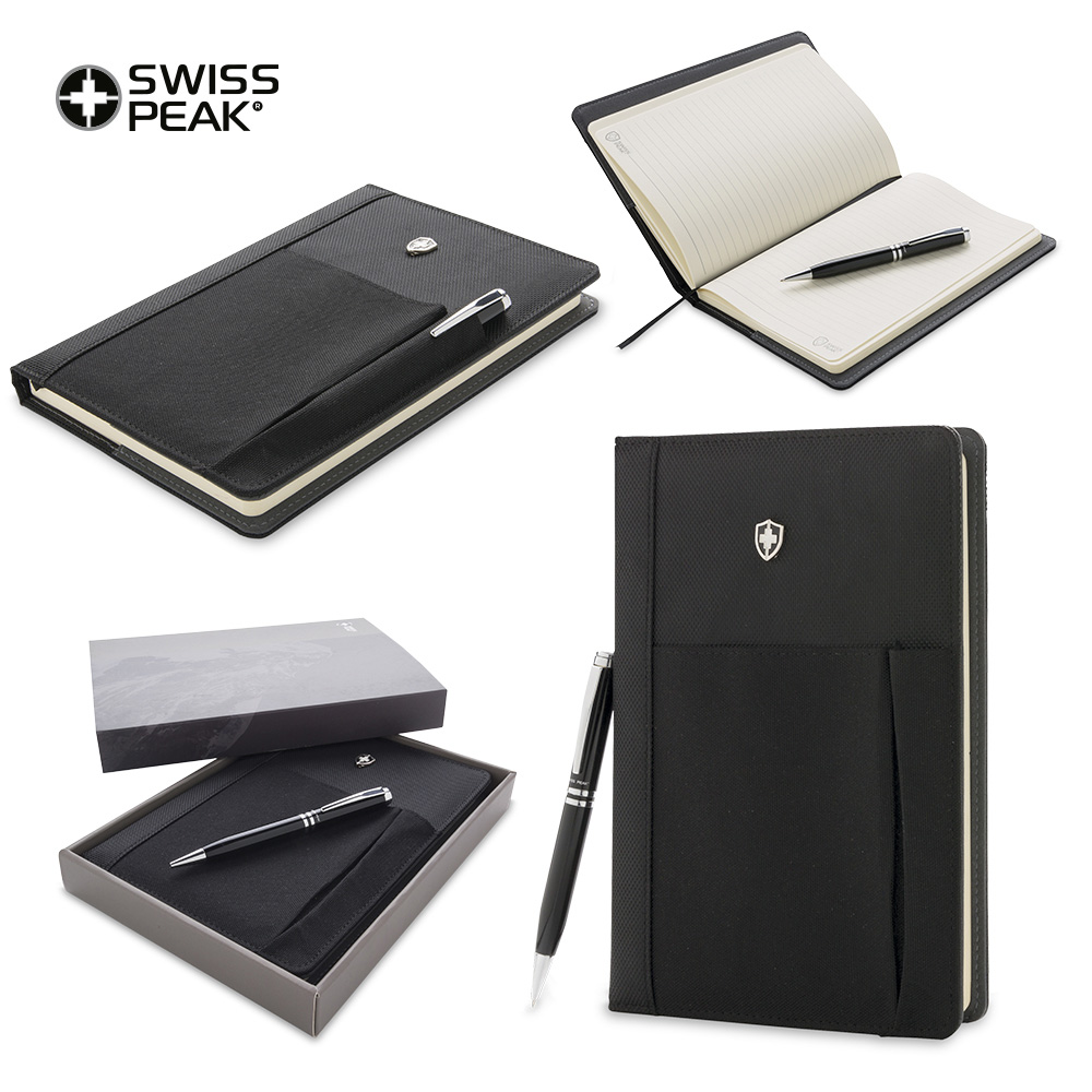 Set de Libretas y Bolígrafos Swisspeak | OF-519