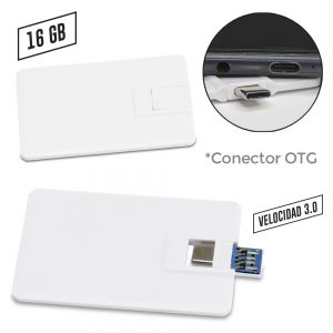 Memoria USB Credit Card 2 en 1 | US-55