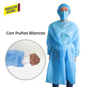 Bata Abierta Tela no Tejida | CP-247
