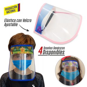 Careta Facial Plástica Big Logo Infantil | CP-259-1