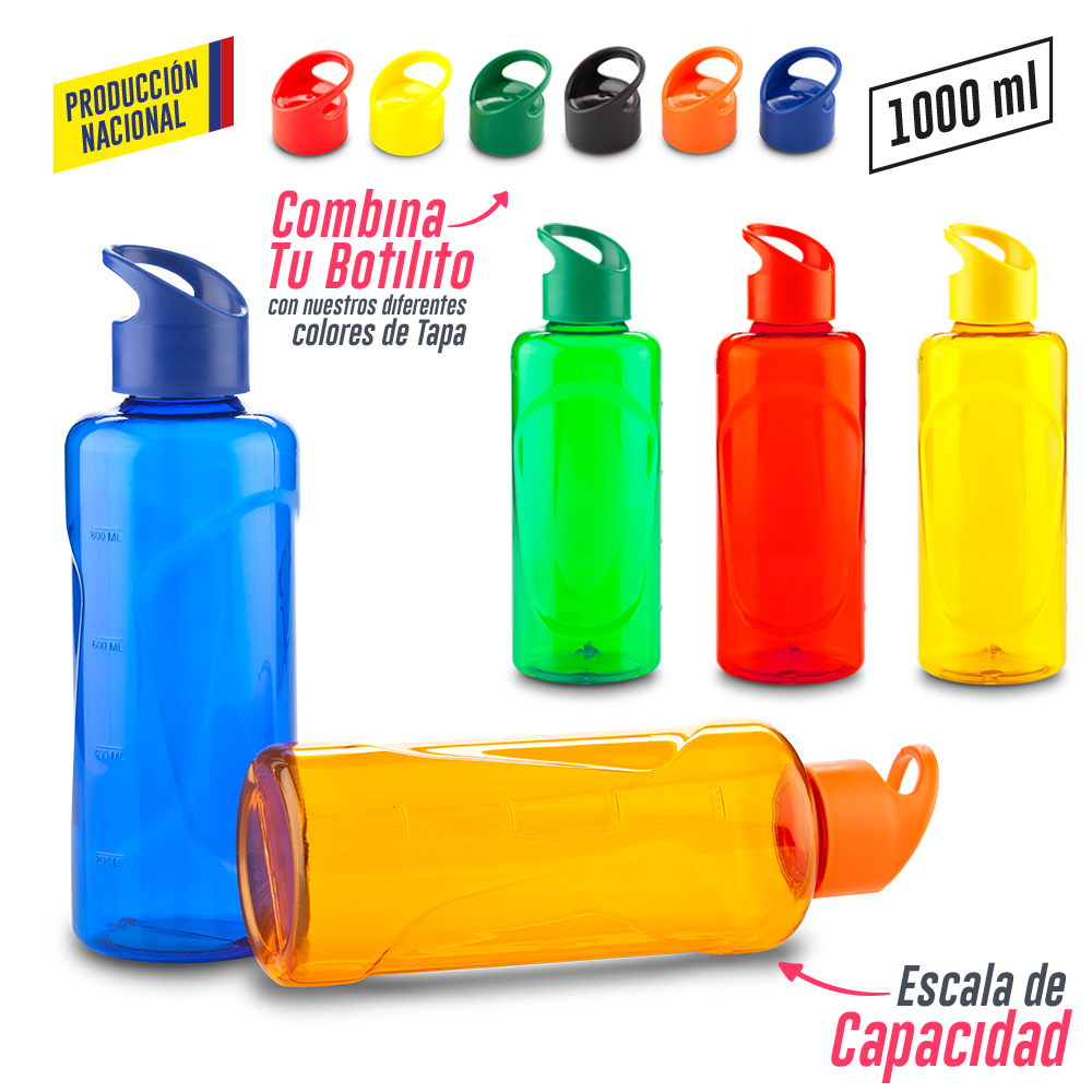 Botilitro Plástico 1000ml - 1 Litro | MU-337