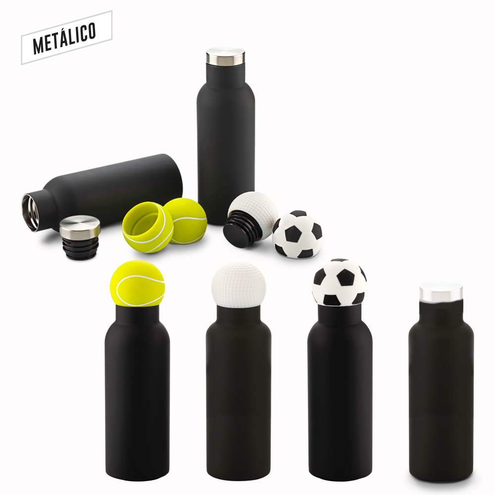 Botilito Metálico Sporty Cover 500ml - MU-386