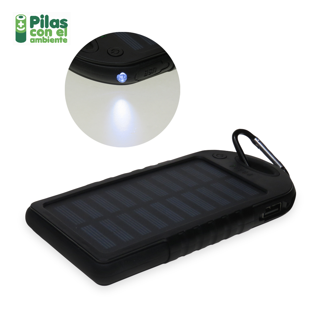 Pila Recargable Solar 5000 mAh - TE-577 - Imagen 2